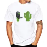 Cactus-Funny-Men-Collar-T-Shirt-Basic-Casual-T-shirt-Men-Short-Sleeve-Tshirt-Men-Funny