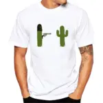 Cactus-Funny-Men-Collar-T-Shirt-Basic-Casual-T-shirt-Men-Short-Sleeve-Tshirt-Men-Funny