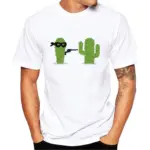 Cactus-Funny-Men-Collar-T-Shirt-Basic-Casual-T-shirt-Men-Short-Sleeve-Tshirt-Men-Funny