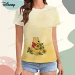 Disney-Winnie-Pooh-Women-s-T-shirt-Summer-2024-Street-Wear-Woman-Clothing-Tshirt-Top-Short