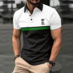 Fashion-Summer-Men-s-Casual-Short-Sleeved-Polo-Turn-Down-Collar-T-Shirt-Men-s-Breathable