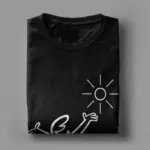 Fun-La-Linea-Summer-Sun-T-Shirts-Men-Round-Neck-100-Cotton-T-Shirt-Badum-Linus