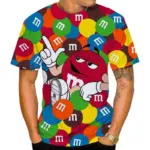 Funny-T-shirt-Men-and-Women-Fashion-3D-T-Shirts-Food-Candy-Chocolate-Print-Casual-Oversized