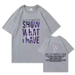 IVE-The-1st-World-Tour-T-shirts-Kpop-Girls-Band-Graphic-Printing-Tee-shirt-Short-Sleeve