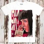 Mia-Wallace-Pulp-Fiction-Art-Tarantino-Print-Tops-Casual-Ladies-Basic-O-collar-Short-Sleeved-Women