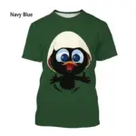 New-Fashion-Cartoon-Calimero-3D-Print-T-shirt-Men-s-And-Women-s-Summer-Casual-Short