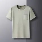 New-Summer-Men-s-Round-Neck-T-shirt-Loose-Business-Casual-Fashion-Versatile-Breathable-Comfortable-Top