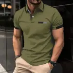 New-summer-men-s-casual-short-sleeved-Polo-shirt-solid-color-lapel-fashion-business-sports-breathable