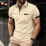 New-summer-men-s-casual-short-sleeved-Polo-shirt-solid-color-lapel-fashion-business-sports-breathable