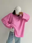 Pink-Tee-Shirts-Streetwear-2023-Round-Neck-Long-Sleeve-Casual-Pullover-Tops-Women-Autumn-Thin-T