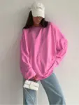 Pink-Tee-Shirts-Streetwear-2023-Round-Neck-Long-Sleeve-Casual-Pullover-Tops-Women-Autumn-Thin-T