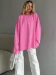 Pink-Tee-Shirts-Streetwear-2023-Round-Neck-Long-Sleeve-Casual-Pullover-Tops-Women-Autumn-Thin-T