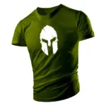 Summer-Fashion-Casual-Sports-2d-Printed-Armor-Adult-Crewneck-Short-Sleeve-Large-Size-Men-S-T