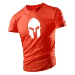 Summer-Fashion-Casual-Sports-2d-Printed-Armor-Adult-Crewneck-Short-Sleeve-Large-Size-Men-S-T