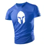 Summer-Fashion-Casual-Sports-2d-Printed-Armor-Adult-Crewneck-Short-Sleeve-Large-Size-Men-S-T