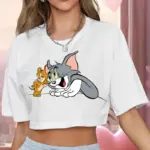 Tom-And-Jerry-Chit-Chat-Women-S-T-Shirts-cropDisney-Cotton-S-Xxxl-T-Shirts-Shoulder